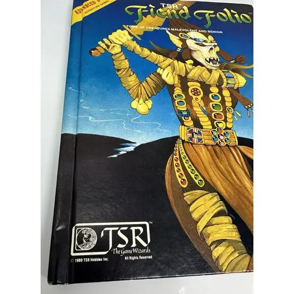 Advanced Dungeons & Dragons Fiend Folio RPG AD&D TSR 1981 #2012